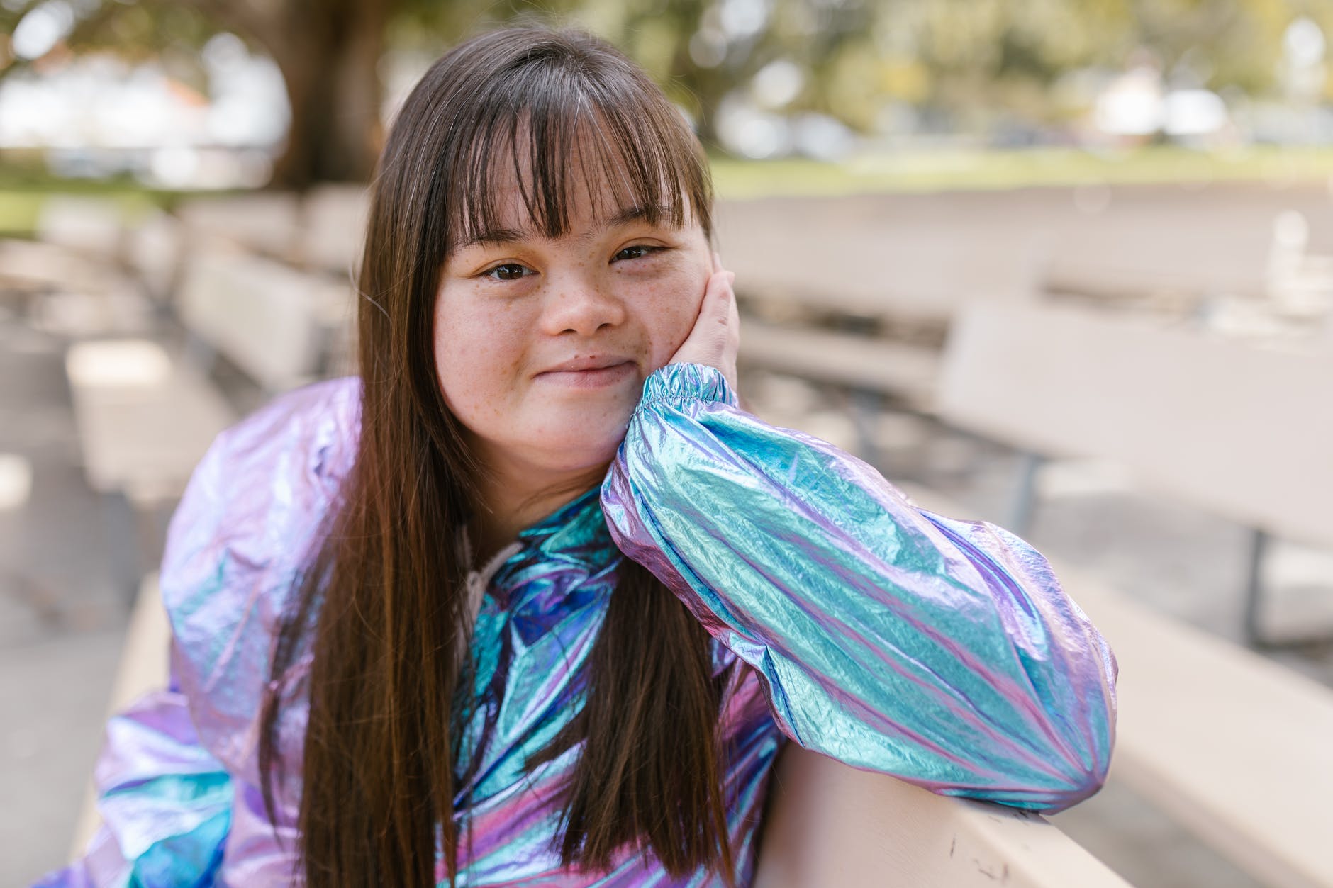 girl with downs syndrome